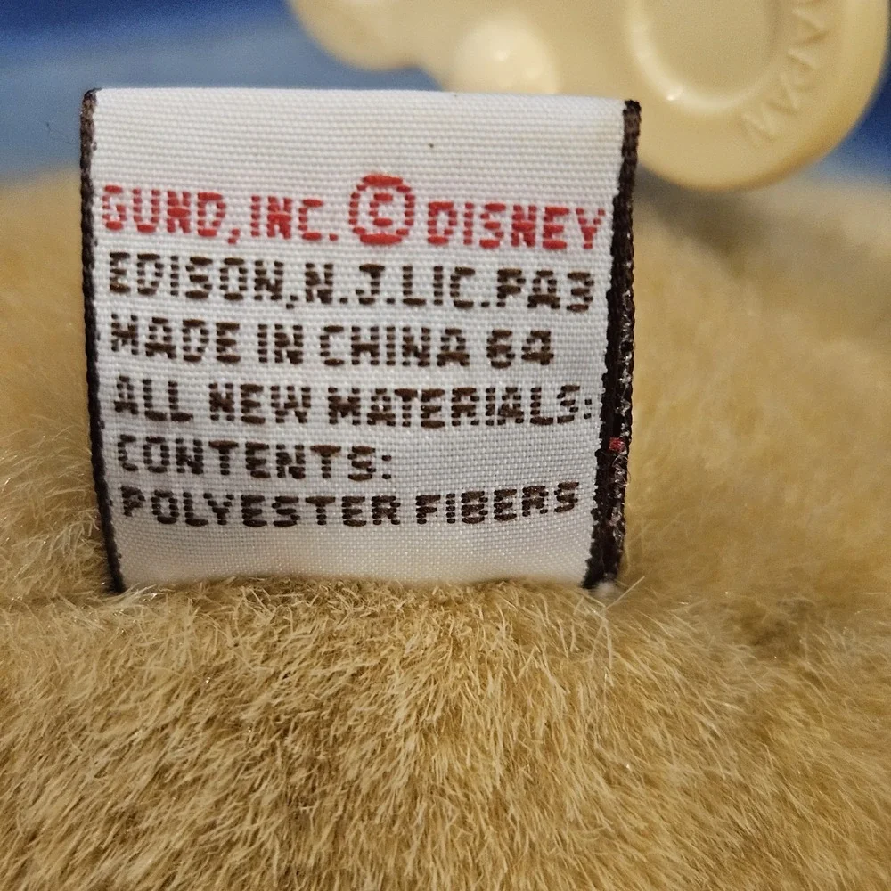 GUND Disney Winnie The‎ Pooh Musical Wind Up Plush Bear Baby Toy